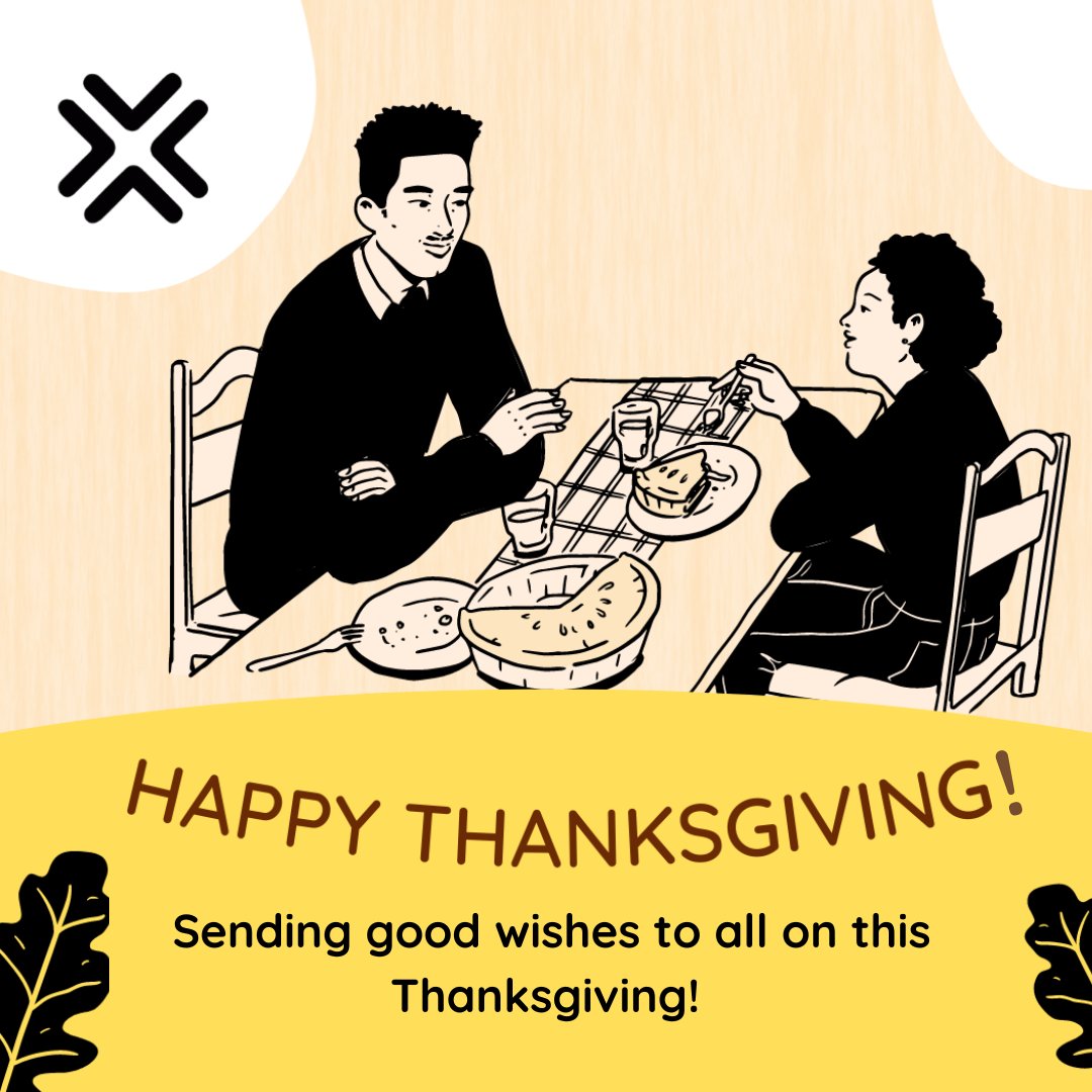 ScaleX_Business's tweet photo. Happy Thanksgiving to all from ScaleX Business! May you and your family enjoy a grand feast and loving company.

#thanksgiving2022 #thanksgivingday #business #ThanksGivingweekend #scalexbusiness https://t.co/jRZNauWE1l