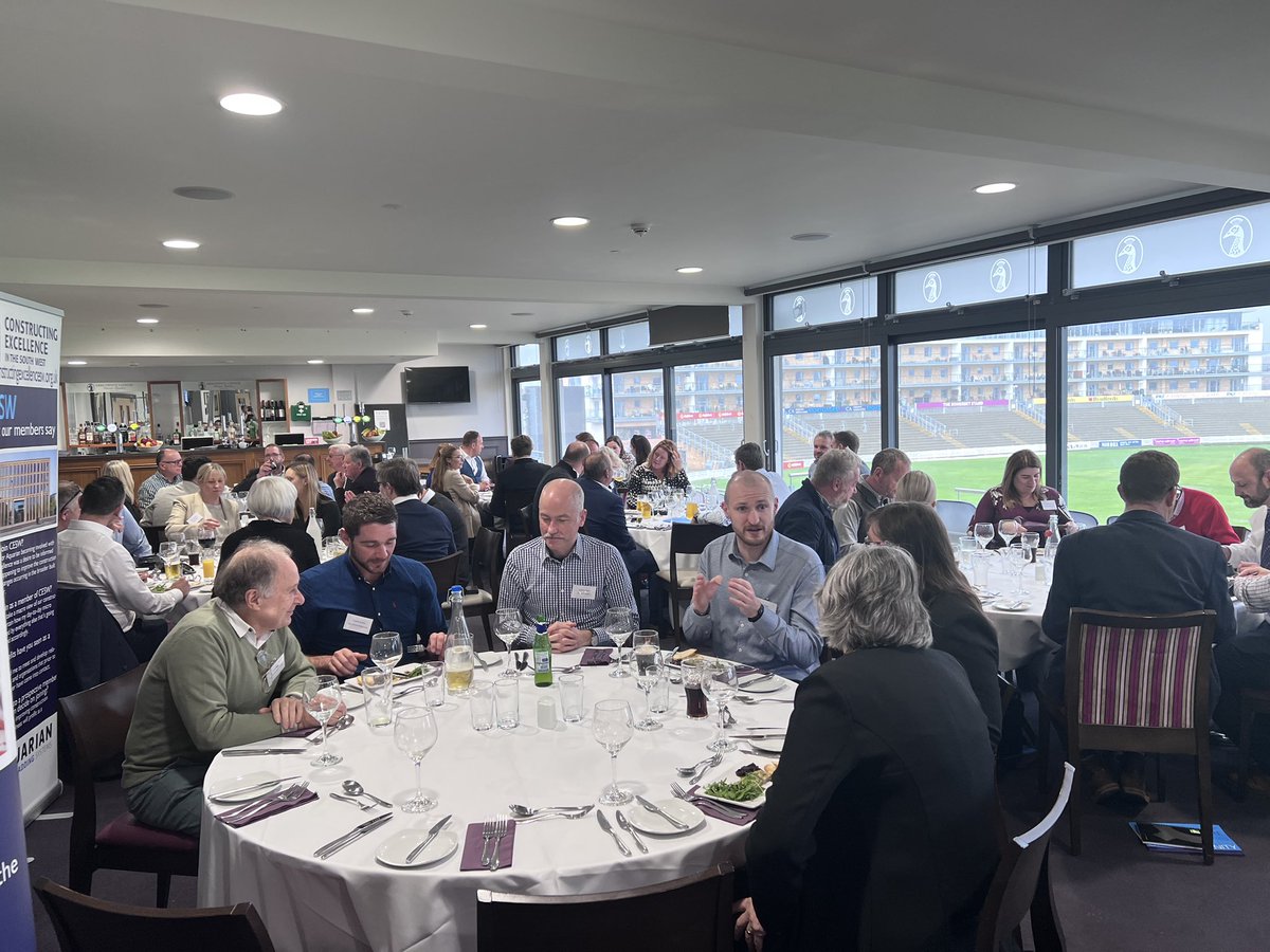 Great morning at Construction Excellence SW AGM - now for lunch! #ceswagm2022 #construction #networking
