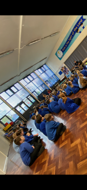 We have been visited by Gary Rapson, the author of The Adventures of Captain Lantus. He read his book to us and told us his inspirational story of him and his son, Max. He has kindly gifted us with a copy of Captain Lantus 1 and 2 for our school library! Thank you <a href="/the_lantus/">The Adventures Of Captain Lantus</a>