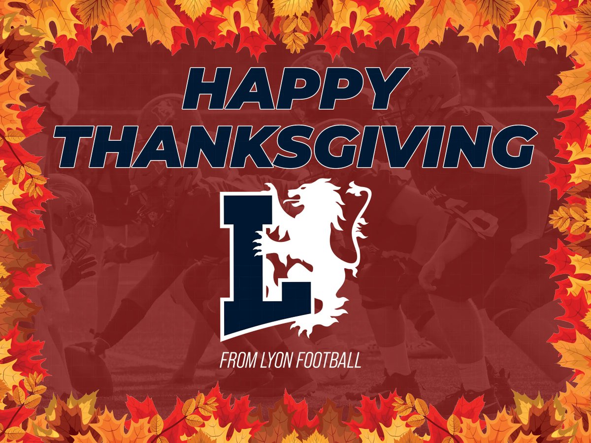 LyonScotsFB's tweet photo. Happy Thanksgiving from our family to yours! #LyonFam🤝 #DayByDay🕑 https://t.co/vgK532KtTd