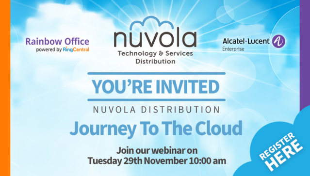 NuvolaD's tweet photo. Join Nuvola, @ALUEnterprise and RingCentral for a webinar on Tuesday 29th of November a 10:00 am GMT, and sign up to receive trial licenses from the ‘Move to Cloud’ programme from RingCentral and Alcatel-Lucent Enterprise. #WhereEverythingConnects https://t.co/SzVskkv9vX https://t.co/cxllsJMrJG
