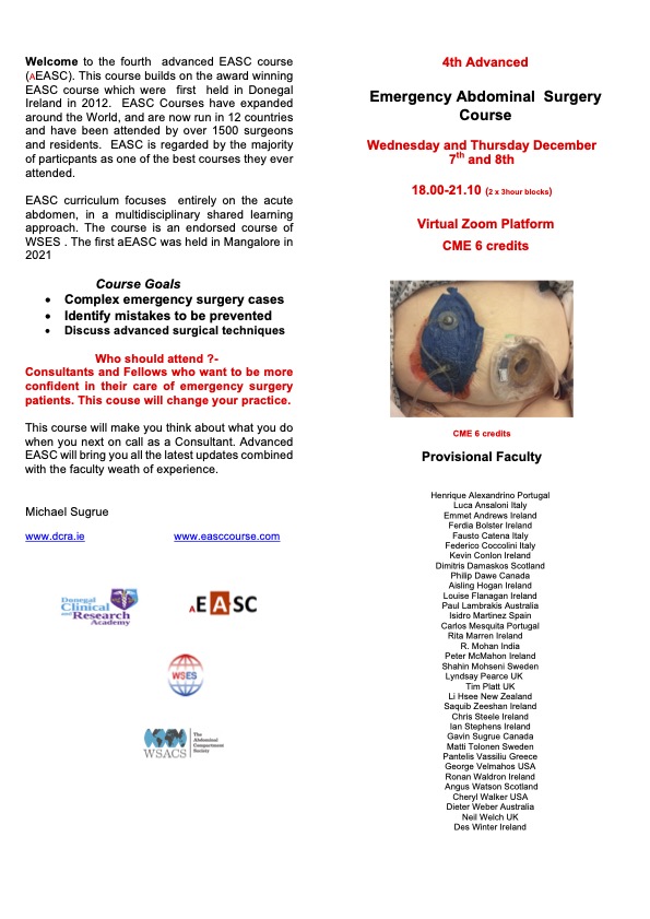EASC course