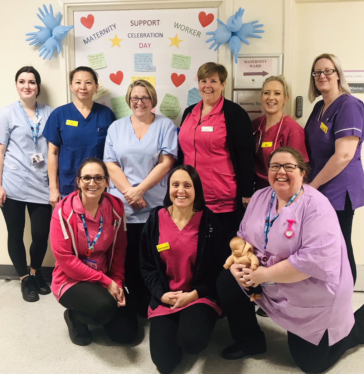 arwenWVT's tweet photo. Today is #MSWCelebrationDay2022
MSWs are an integral part of our Maternity team @WyeValleyNHS They assist in theatre, support infant feeding,  provide so much care for our mothers and babies and support women to become smoke free in pregnancy and beyond. They are so appreciated. https://t.co/fXUie5FKRz
