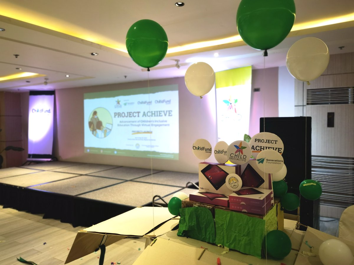 ChildFundPh's tweet photo. We are so proud to launch the #ProjectACHIEVE Moodle App for Filipino children with disabilities w/ ChildInitiative! <3 We are so thankful to our partners ChildFund Australia, Generations Foundation and DepEd Region 6 who made this all possible.
#NationalChildrensMonth2022 https://t.co/LMcwWgYsRR