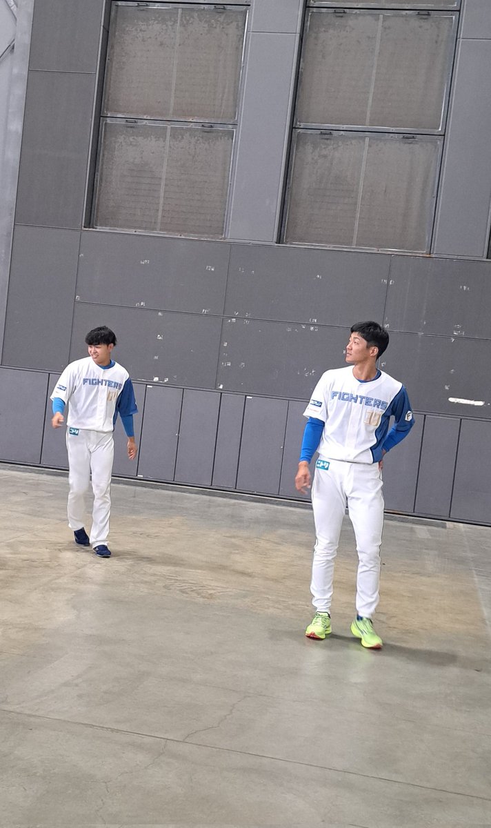 y_mock0902's tweet photo. こっそりと昨日、日ハムファンフェスに行ってました🎵
ふれあい入場券は当たらなくて残念だったけど、グッズ売場で選手に会えました～❤️
石井一成選手や田宮裕涼選手、齊藤伸治選手に柳川大晟選手
おばちゃん応援するわ😁 https://t.co/kHtr32rkoH