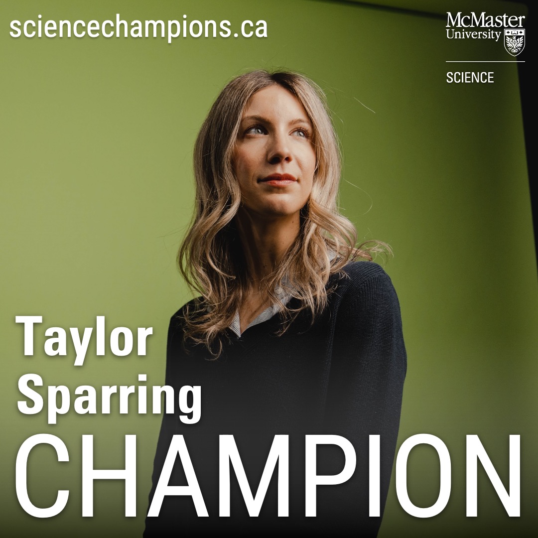 McMasterScience's tweet image. Taylor Sparring champions science with the McMaster Women in Science and Engineering (WISE) Initiative. Taylor volunteers her support, celebrates, and advocates for diversity at McMaster.

Visit sciencechampions.ca to learn more.

#mcmasterscience #sciencechampions