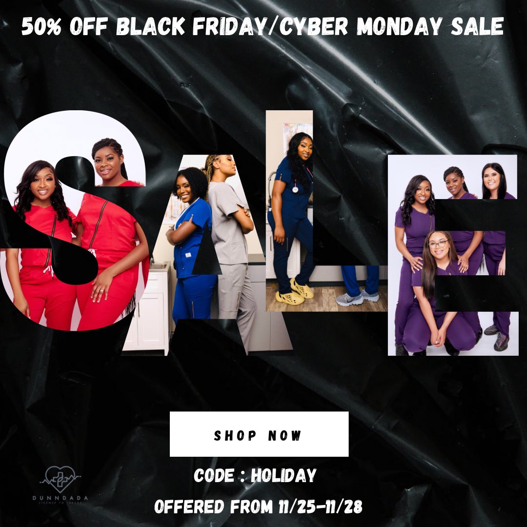 shopdunndada's tweet photo. BLACK FRIDAY/CYBER MONDAY Sale🚨 50% off valid 11/25-11/28!! Use code: holiday 🦃 https://t.co/LUlwZFecO2
