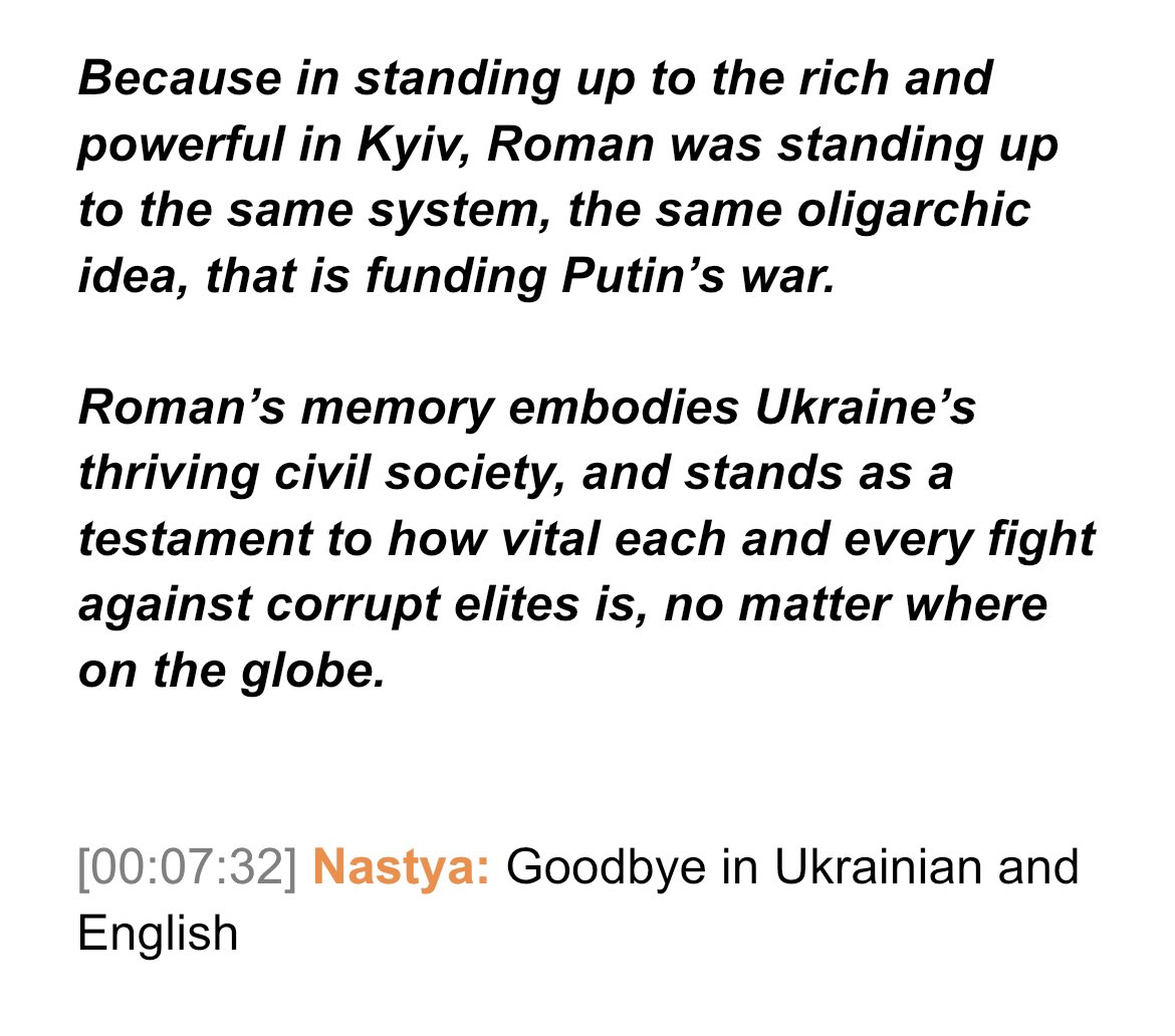 Anastasiia Lapatina (@lapatina_) on Twitter photo A tribute to Roman Ratushnyi in a few weeks on <a href="/PowerLinesPod/">Power Lines: From Ukraine to the World</a> A tribute to Roman Ratushnyi in a few weeks on <a href="/PowerLinesPod/">Power Lines: From Ukraine to the World</a>