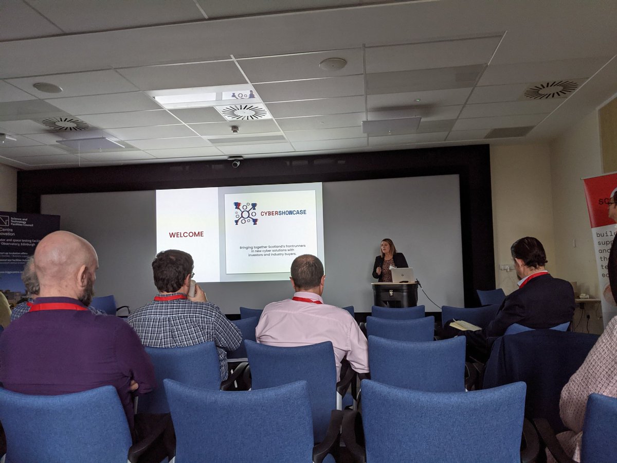 Ciara Mitchell (@ciaramitchellxx) on Twitter photo Loving being at the <a href="/scotlandis/">ScotlandIS</a> #cyber showcase. Good luck to all those pitching today!
<a href="/QuorumCyber/">Quorum Cyber</a> Loving being at the <a href="/scotlandis/">ScotlandIS</a> #cyber showcase. Good luck to all those pitching today!
<a href="/QuorumCyber/">Quorum Cyber</a>