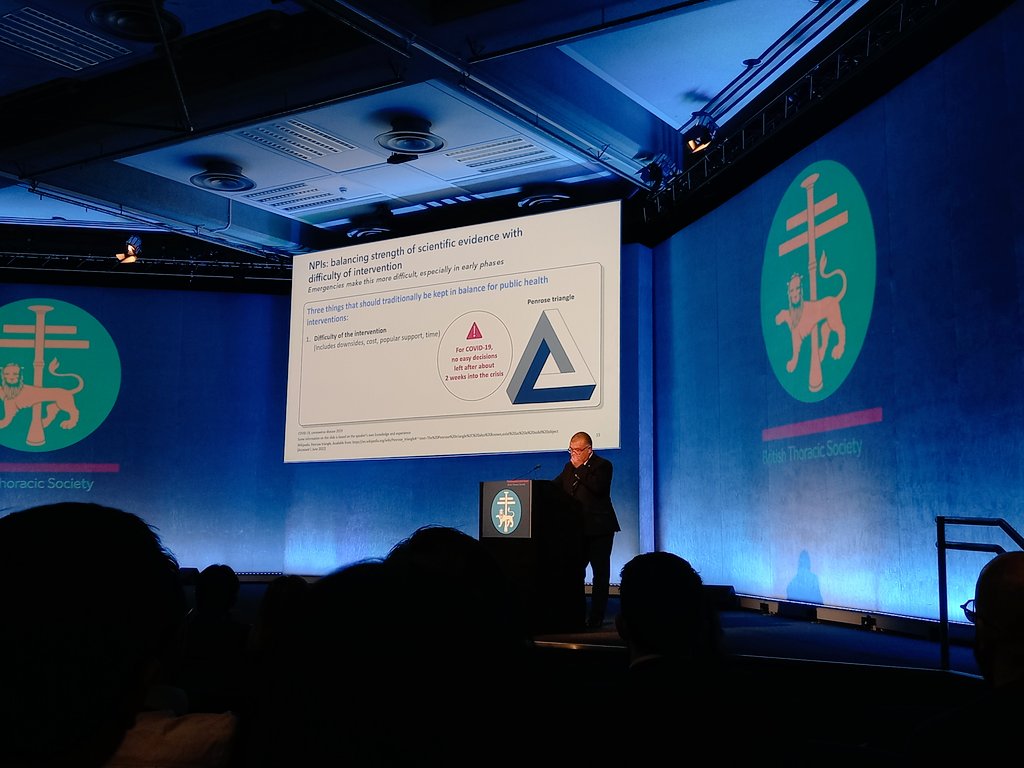 Interesting reflections on the #covid19 pandemic by Prof Jonathan Van-Tam at #BTSWinter2022