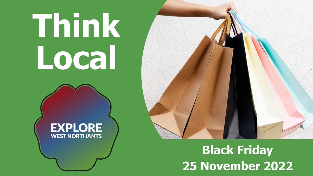 WNorthantsBiz's tweet photo. β€οΈ Celebrate #BlackFriday in #WestNorthants β¨
β οΈ When #shopping, remember to #ThinkLocal & #StaySafe βοΈ
π± Plus, download our #ExploreWN App for #discounts, #events & more all year round - https://t.co/JgohLyPkmP https://t.co/b0WJYnQepS