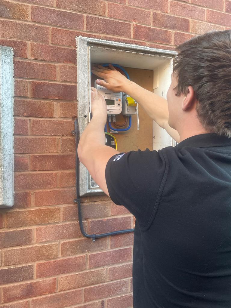 Goodridge_Elec's tweet photo. One of our Year 2 Apprentices, 27 year old Caleb, completed his first solo distribution board change last week. He was given this job, based at a private residence in Leominster, to complete on his own for the first time, overseen by Electrician, Chris. Congratulations Caleb! https://t.co/yHZ60LbFm4