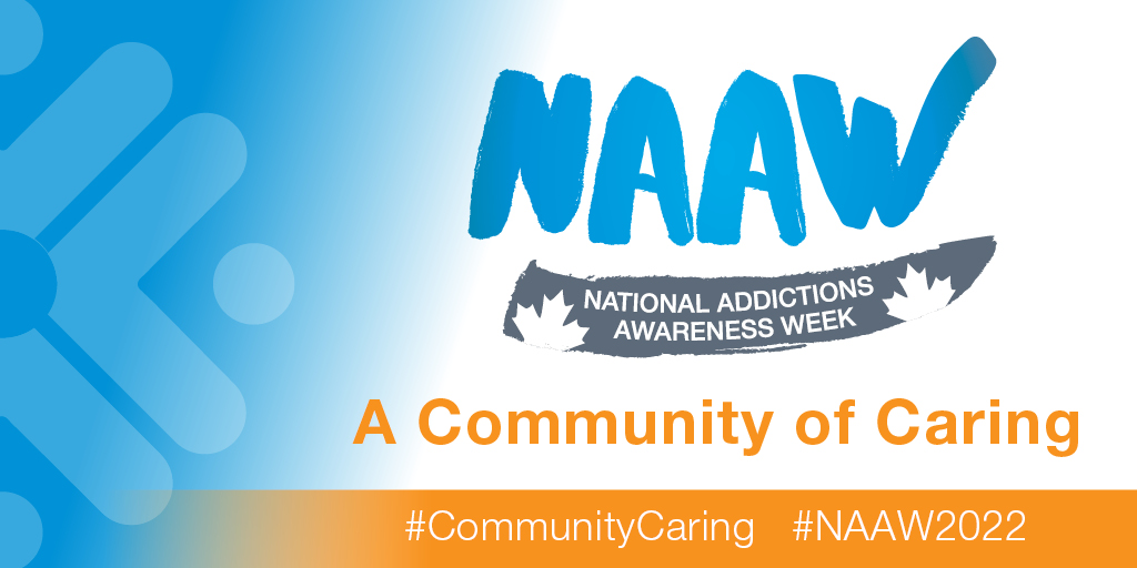 It’s #NationalAddictionAwarenessWeek. Communities across Canada are showing how they help people dealing with substance use and addiction. Check out @CCSACanada's resources to see ways you can help those in your community. bit.ly/3LU83Lt #NAAW2022 #CommunityCaring