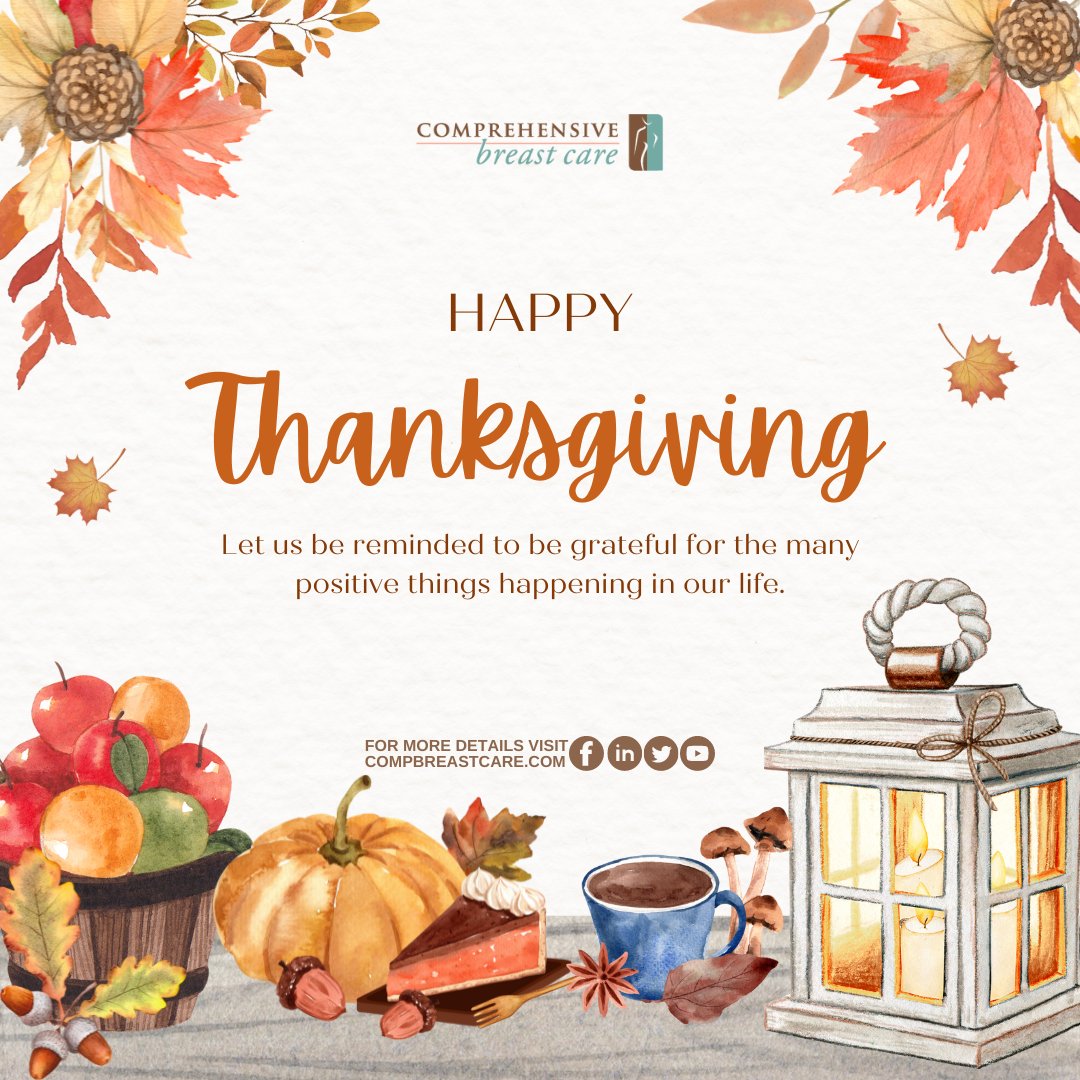 CompBreastCare's tweet photo. November is the time to be thankful, remember, and embrace those who enrich our lives. We're thankful for many things, but we're most thankful for you! 💖
#thanksgiving #breastcancersurvivor #breastcancer #breastcancerawareness #healthcareadvocacy #spreadhope #realmenwearpink https://t.co/VVe17mVWb0