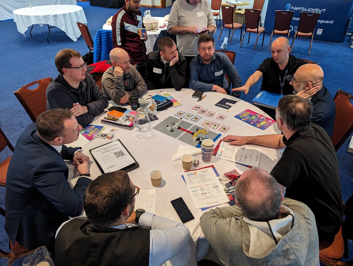 Decisions and Disprutions <a href="/LEGO_Group/">LEGO</a> Exercise with <a href="/NorthWestCyber1/">North West Regional Cyber Crime Unit</a> at #ANME NW20 #edtech #networking #Education #cybersecurity