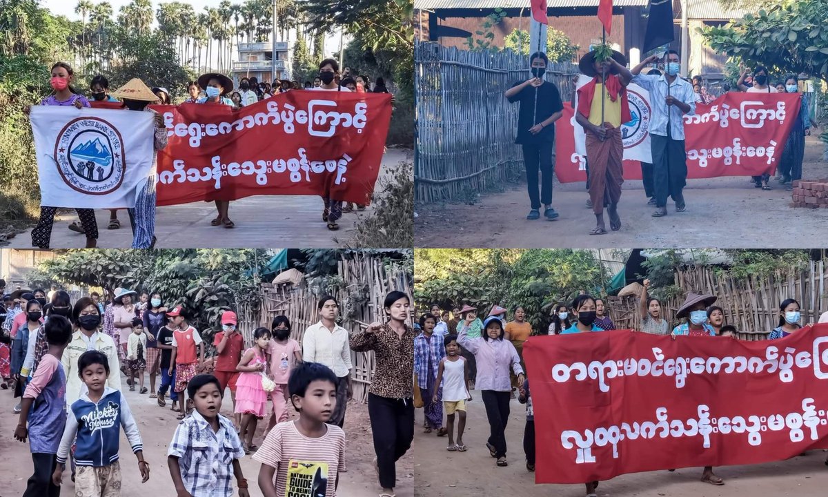 ActivistLittle's tweet photo. Anti-coup revolutionary strike in somewhere in Sagaing region.

Photo: CJ

#2022Nov24Coup #WhatsHappeningInMyanmar https://t.co/LvQvPzxp6k