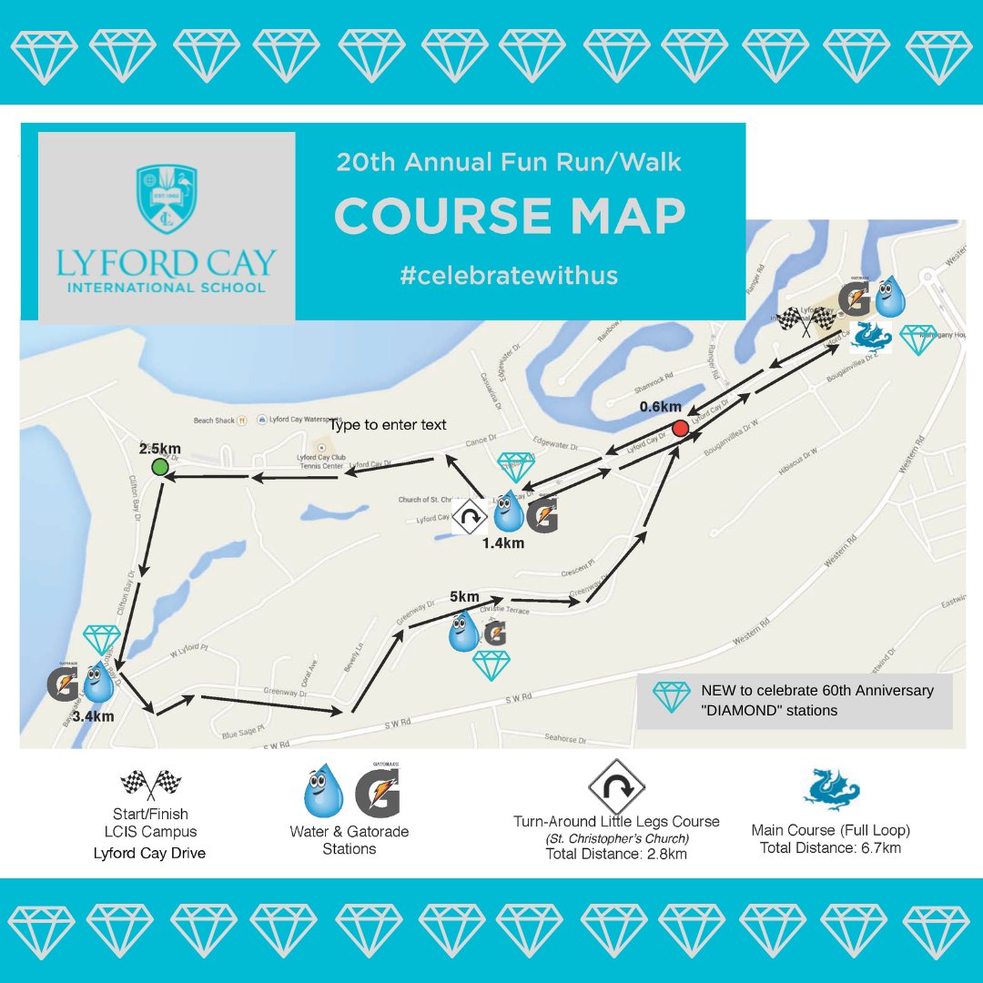 LyfordSchool's tweet photo. At our Annual Fun Run, we are celebrating our 60th Anniversary by including a “Diamond Dash” 💎 Collect “Diamonds” on the course to enter the raffle to win jewellery from Allure Jewels International. Sign up now at https://t.co/YzCr0QQMDR #CelebrateWithUs #DiamondDash #LCISFunRun https://t.co/L7CcLWlrxW