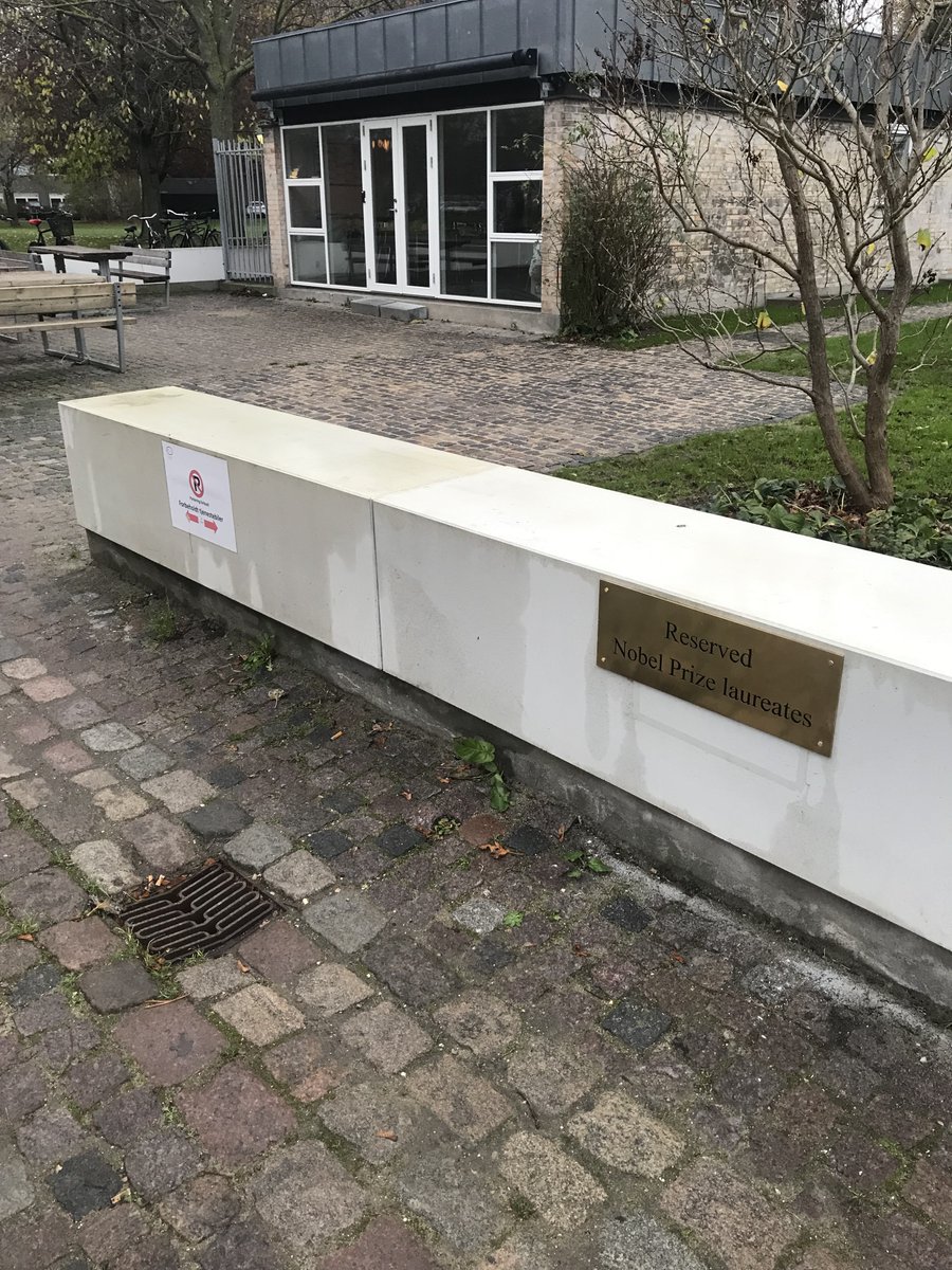 janhjensen's tweet photo. Nobel parking @CHEMUCPH ...
(photo by @ReeNicolai) https://t.co/CsSQHYTJ1i