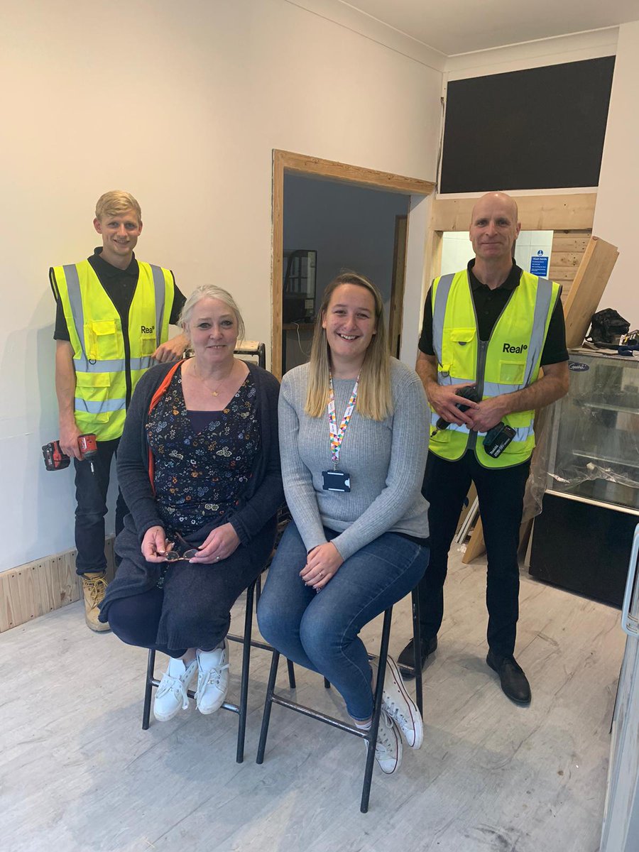 Our team from The Mannings in #Shoreham recently visited <a href="/ShoutWSK/">Worthing Soup Kitchen</a>, a local charity which services the local #community with food parcels and a hot food service on Sunday's, with our partners @SHGroupUK to build new furniture for the centre and do some general DIY. #socialvalue