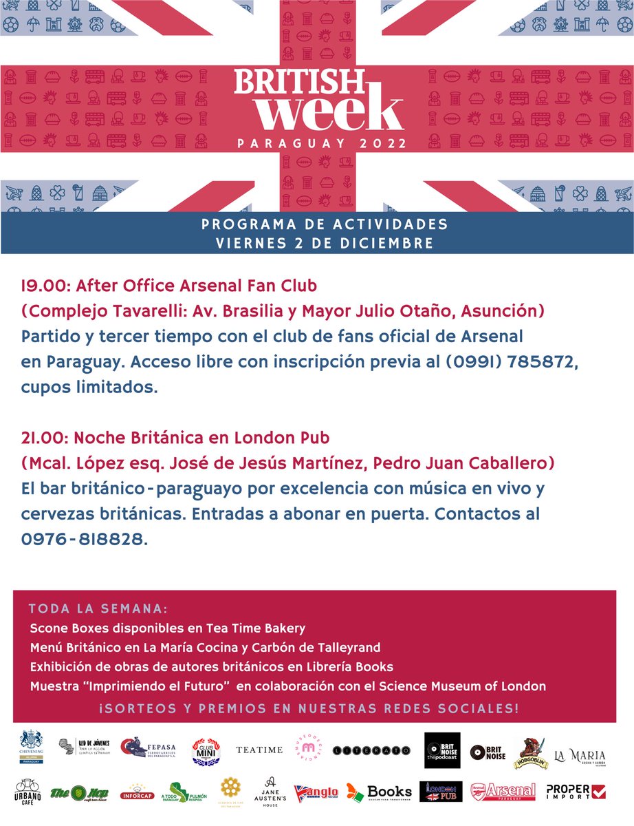 Embajada Británica 🇬🇧🇵🇾 tweet media