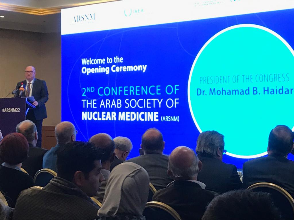 Live from #ARSNM2022 !
Here are some snaps from our opening ceremony.
President of ARSNM <a href="/mbhaidar/">MOHAMAD HAIDAR</a> 
President of AUB <a href="/DrFadloKhuri/">Dr. Fadlo Khuri</a> 
and many more special guests