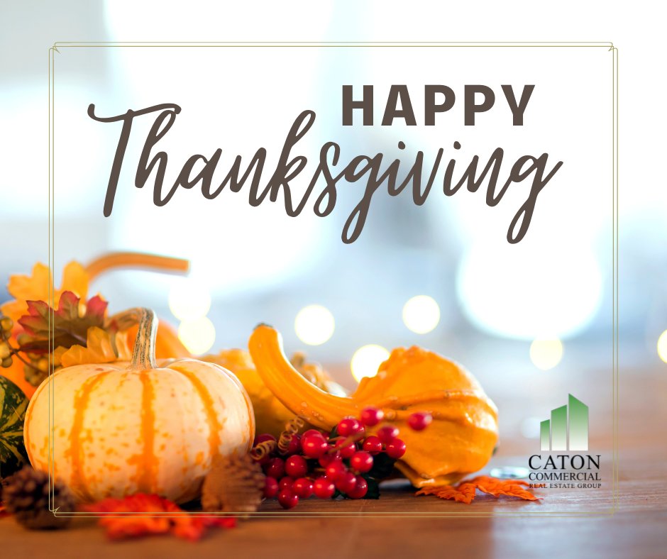CatonCommercial's tweet photo. During this season, we are filled with gratitude and appreciation for our team, clients, and colleagues. Wishing everyone a Happy Thanksgiving!
#Thanksgiving2022 #Thanksgiving #gratitude #catoncre https://t.co/jFFrtpVXUg