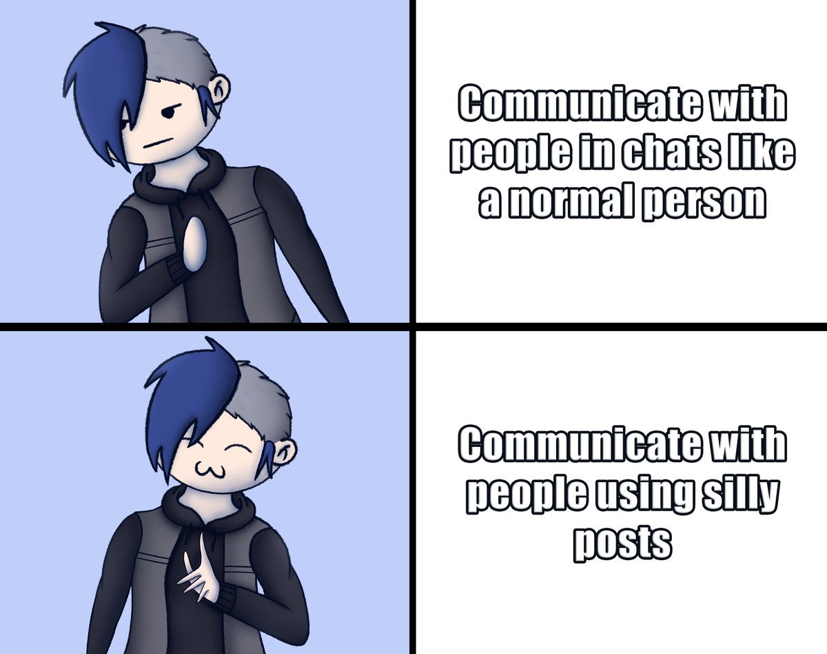 KatyaKustik's tweet photo. This is a very vital situation for people who like to communicate, but do not know how or are afraid. 
.
.
.
#katyakust #art #meme #socialphobia #communicatewithpeople https://t.co/zIbufBDAtd