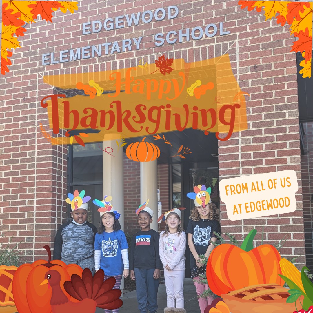 We are thankful for our Edgewood family! #WeareEWD #WeareHWD