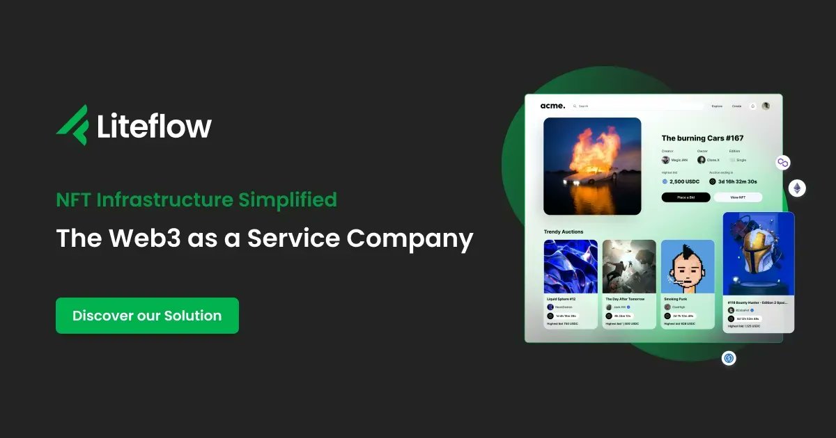 Building in Web3?

Launching an NFT Collection?

Our work is focused on simplifying NFT infrastructure and empowering Web3 businesses to take control of their business model.

Check out our website and follow for weekly NFT alpha!

buff.ly/3rPgNsX