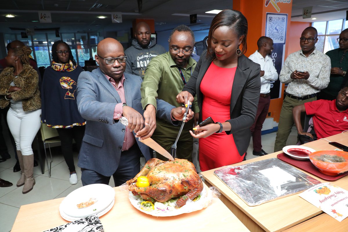 C_Magak's tweet photo. @USEmbassyKenya  sent us a ready-to-eat turkey at the office to celebrate Thanksgiving Day. 

Happy Thanksgiving Day. https://t.co/2NPjRsYNCa