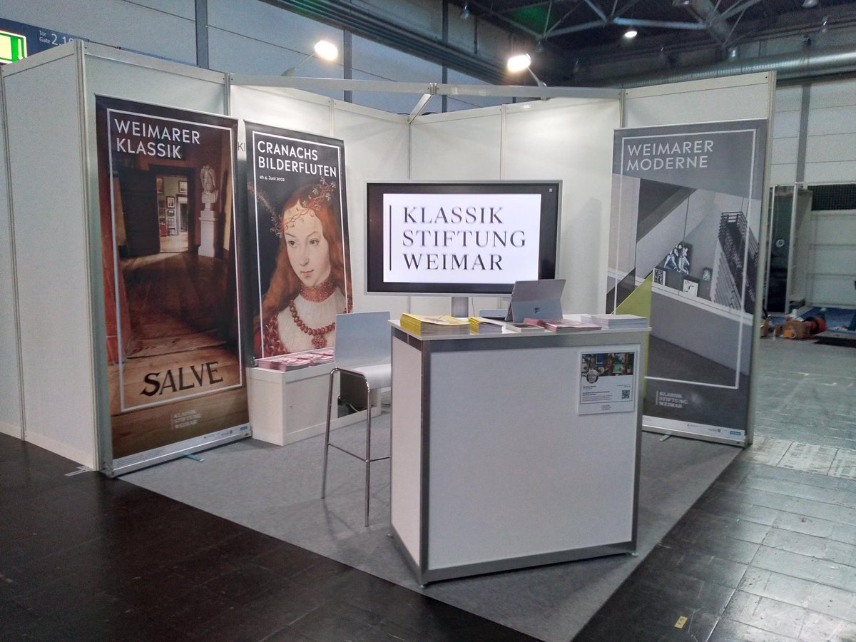 Klassik Stiftung (@klassikstiftung) on Twitter photo Wir sind bis Samstag auf der #Fachmesse für Museums- und Ausstellungstechnik <a href="/MUTEC_Leipzig/">MUTEC_Leipzig</a> und freuen uns auf neue VR/AR-Technologien, digitale Datenverarbeitungs- und Archivierungslösungen und einen spannenden Austausch! #messeleipzig #ksw Wir sind bis Samstag auf der #Fachmesse für Museums- und Ausstellungstechnik <a href="/MUTEC_Leipzig/">MUTEC_Leipzig</a> und freuen uns auf neue VR/AR-Technologien, digitale Datenverarbeitungs- und Archivierungslösungen und einen spannenden Austausch! #messeleipzig #ksw