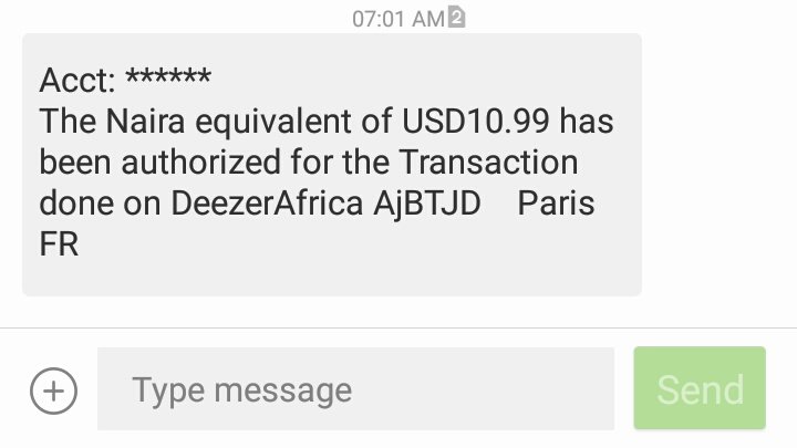 jadatyav's tweet photo. @Deezer Ten dollars was taken from my account yesterday and  you people don't even have decency to even explained why.... https://t.co/EaArmtDfLo
