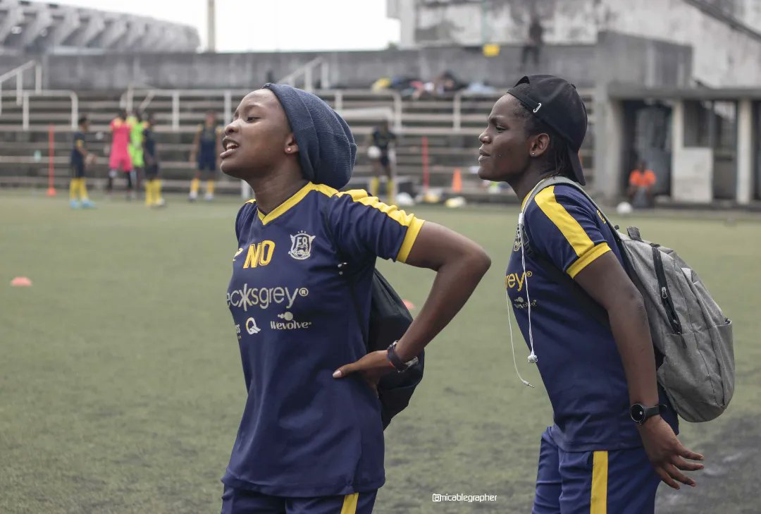 f8ballersafrica's tweet photo. These female coaching duo: Coach Naomi x Coach Nimi. 🥳🔥🤩🌟🏅👏🏾

Debut win in their debut coaching role with the #PreciousTeam.

#femalecoach #femaleempowerment #footballwoman #football #girls 

WE ARE CHAMPIONS 🏆⚽💛 https://t.co/s6fgrAfXWB