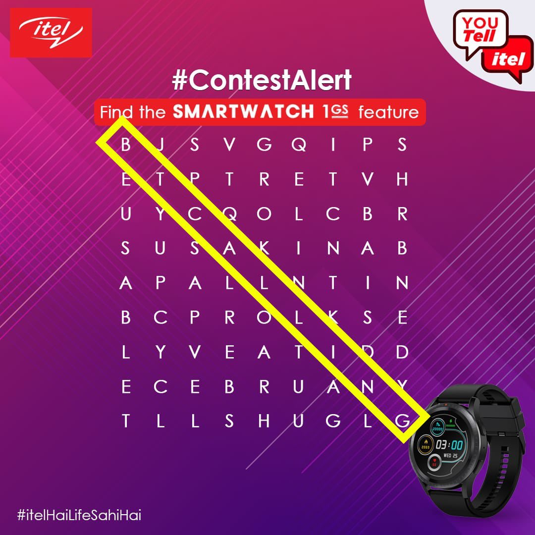 jaggi_officialy's tweet photo. @itel_india Ans- BT Calling
#smartwatch1GS #itelhailifesahihai #YouTellitel #ContestAlert
Join @itsPriynkaM @Fariha_Ashiya @Bhupend24215052 https://t.co/XXrlEBmaIF