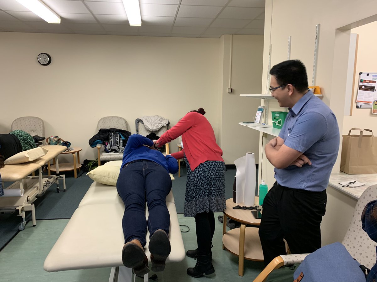 Trainee Medics learning BPPV, Dix-Hallpike, Epley, and Semont! <a href="/MADEinHEENE/">MADE in HEENE</a> <a href="/acpivr/">ACPIVR</a> <a href="/STSFTrust/">South Tyneside and Sunderland NHS Foundation Trust</a>