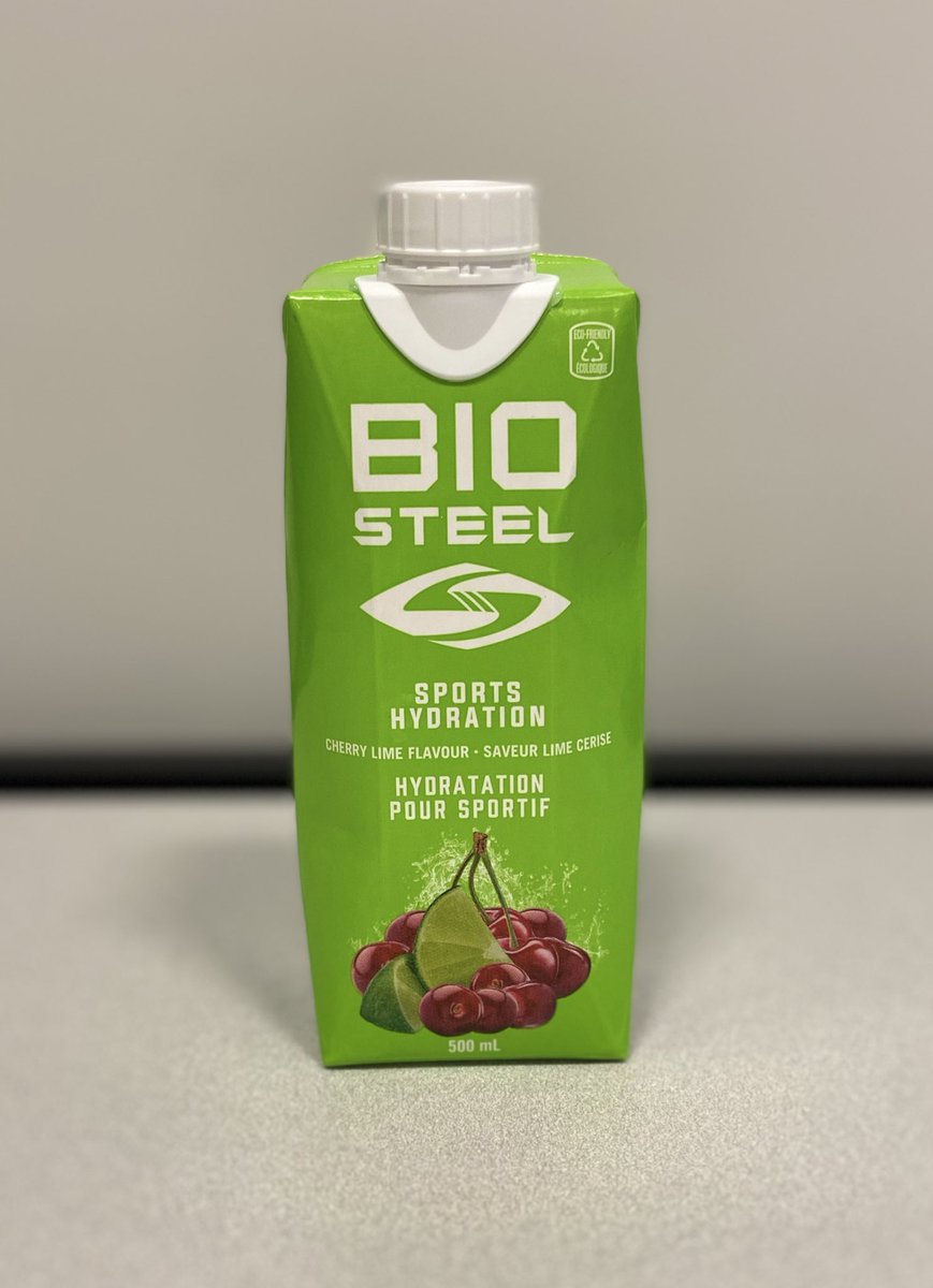 MrDiskArt's tweet photo. Absolutely loving the Cherry Lime flavour. Fantastic work @BioSteelSports #DeliciousAF https://t.co/vqmGtwgGIJ