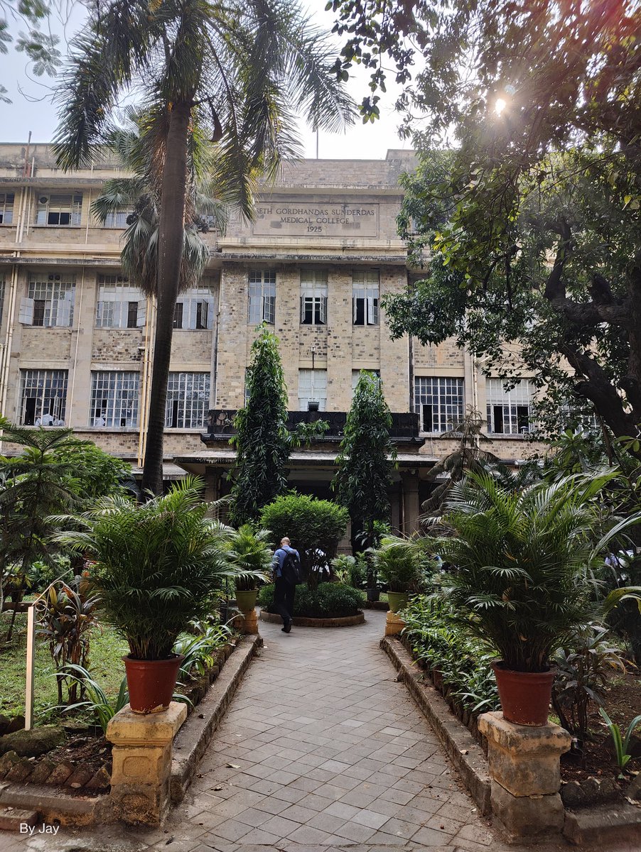 JaySavla15's tweet photo. Visited my alma mater GSMC today! 
UG at times was pretty brutal! Have endured a lot of hardships in those 6years but eventually everything came together well &amp; was worth it! It had a crucial role in preparing me for PG! Was reading a book, &amp; i think this para fits perfect. https://t.co/IEE9t7NQTW