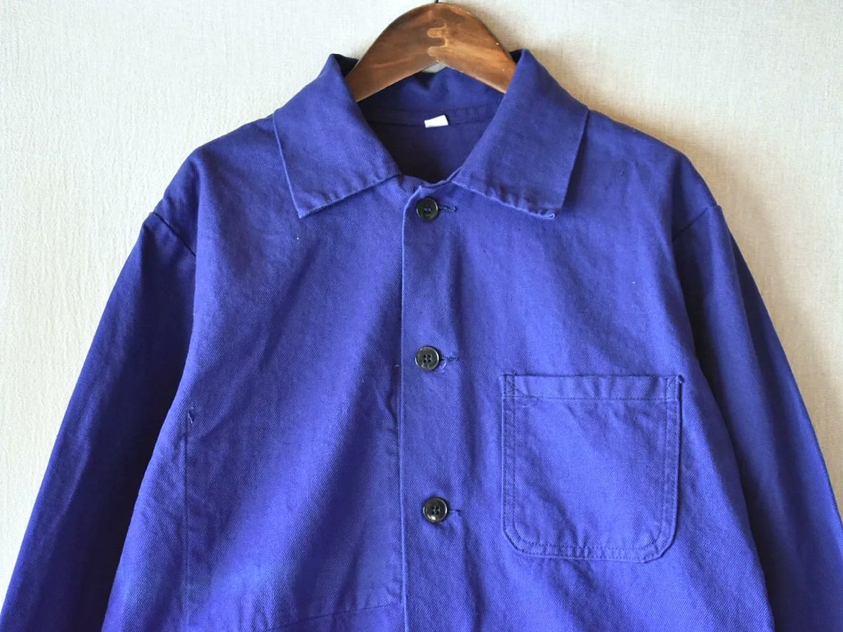 Rinceaux1's tweet image. 【 used 】60~80's AU french work jacket (RIEP92) BLUE

#rinceaux
#frenchworkjacket
#eurovintage
#vintagejacket
#ランソー
#フレンチワークジャケット
#ヴィンテージジャケット
#ワークジャケット
#ユーロヴィンテージ
#ユーロ古着
#ブルーワークジャケット
#ヴィンテージ古着
#古着通販