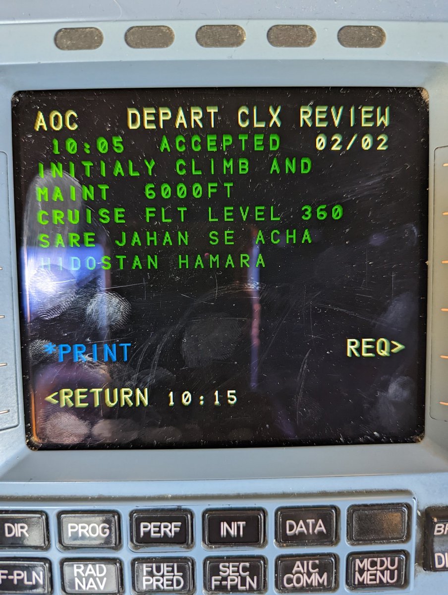 6eprasad's tweet photo. When the controller is as patriotic as the pilot or even more!!!
#pilots #atc https://t.co/lXB47HT8cN