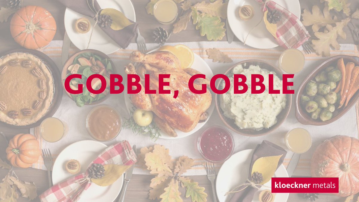 Wishing our Kloeckner families and partners a Happy Thanksgiving! We're most grateful for you.

#thankful #grateful #happythanksgiving
