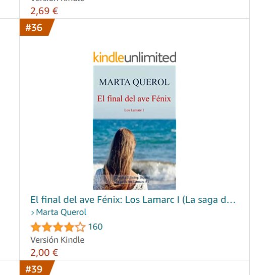 Marta_Querol's tweet photo. 6 días quedan para conseguirla a 2€. Así andaba hoy, por el 36 en el tobogán digital. El 1 de diciembre volverá a su precio. Si os animáis, aquí la tenéis
https://t.co/9wOiHnIpaj Una historia que ha emocionado a muchos lectores. https://t.co/PgbrU13Qk5