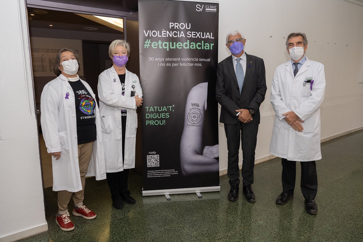 jmcampis's tweet image. Hem fet balanç de les agressions sexuals ateses a l&apos;@hospitalclinic i les xifres són esfereïdores. Tenim una societat masclista i violenta.

Al #CLÍNIC treballem en equip per donar suport a les persones agredides i ens comprometem a ajudar a eliminar aquesta xacra de la societat.
