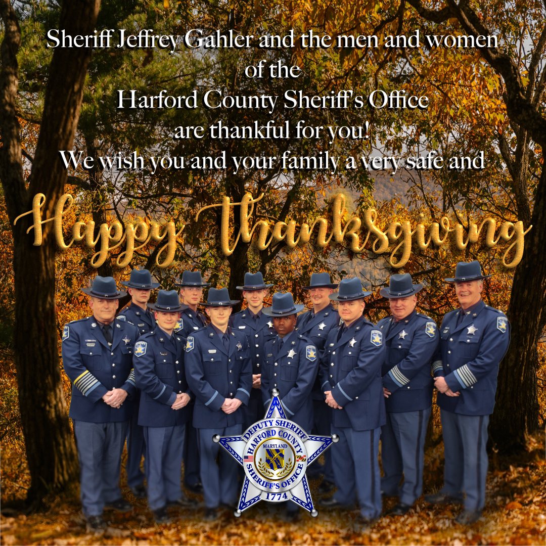 Harford Sheriff on Twitter: "Sheriff Gahler, and the Men and Women of