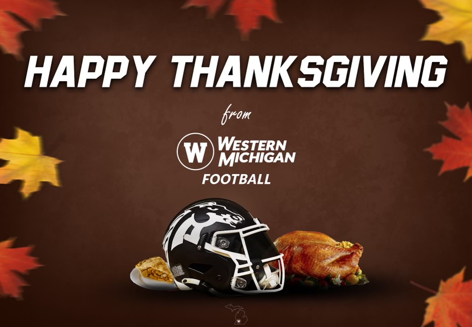 Happy Thanksgiving from the Western Michigan Football Family🦃 #BroncosReign