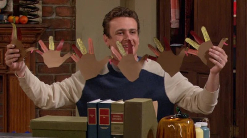 LastCallHIMYM's tweet photo. Wishing a Happy #Slapsgiving to all our fellow #MotherLovers out there!! https://t.co/Wjjp9Agu98