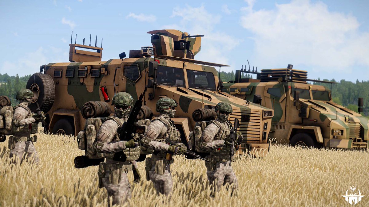 turkishmodteam's tweet photo. Road to major update. Kirpi II & Kirpi I Mrap.
#Arma3 #TMT #TurkishModTeam https://t.co/3PLwx74pS3