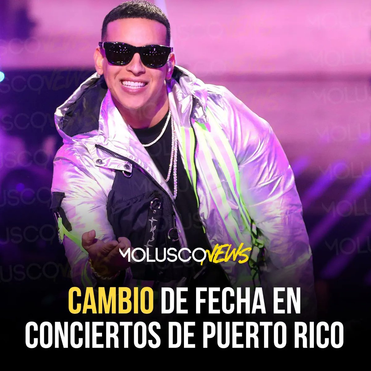 Moluskein's tweet photo. Debido a que los conciertos que dará en 🇵🇷 de su última gira serán diferentes a los que ha realizado en otros países, 'Mr. Soldout , Inc.' anuncia que las fechas del 6,7 y 8 de enero quedan pospuestas hasta nuevo aviso. 
Las fechas mencionadas ya están vendidas en su totalidad. https://t.co/uRAE1AZ1PA