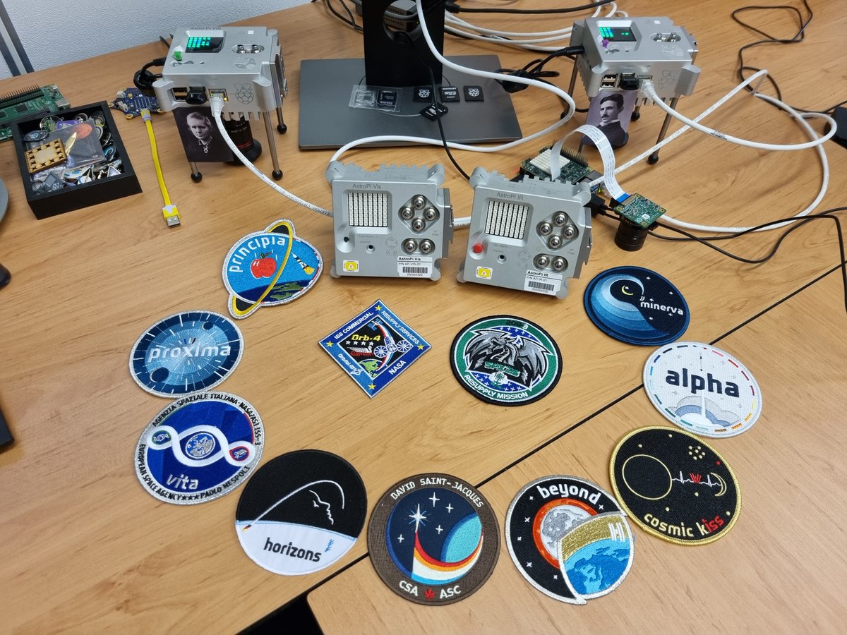 ESA__Education's tweet image. Welcome back to Earth, @astro_pi Ed and Izzy! After years aboard the International @Space_Station starting with @astro_timpeake's mission in 2015, they've given the #ISS floor to the mark II hardware Nicola Tesla and Marie Curie. So long, and thanks for the FLOPS! #raspberrypi