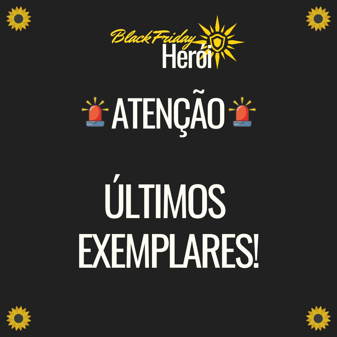 EditoraHeroi's tweet photo. 🌻 PROMOÇÃO DE BLACK FRIDAY 

Se você estava esperando aquela promoção marota para finalmente adquirir algum livro da editora, agora é a hora!

Nosso estoque todo em promoção na nossa loja Shopee.

#blackfriday #promocao #editora #livros #heroieditora https://t.co/Kc3x1pytdn