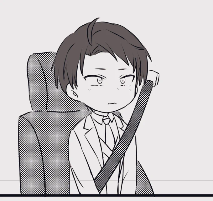 了さんデフォルメにしたことなくて悩みながら描いてる 